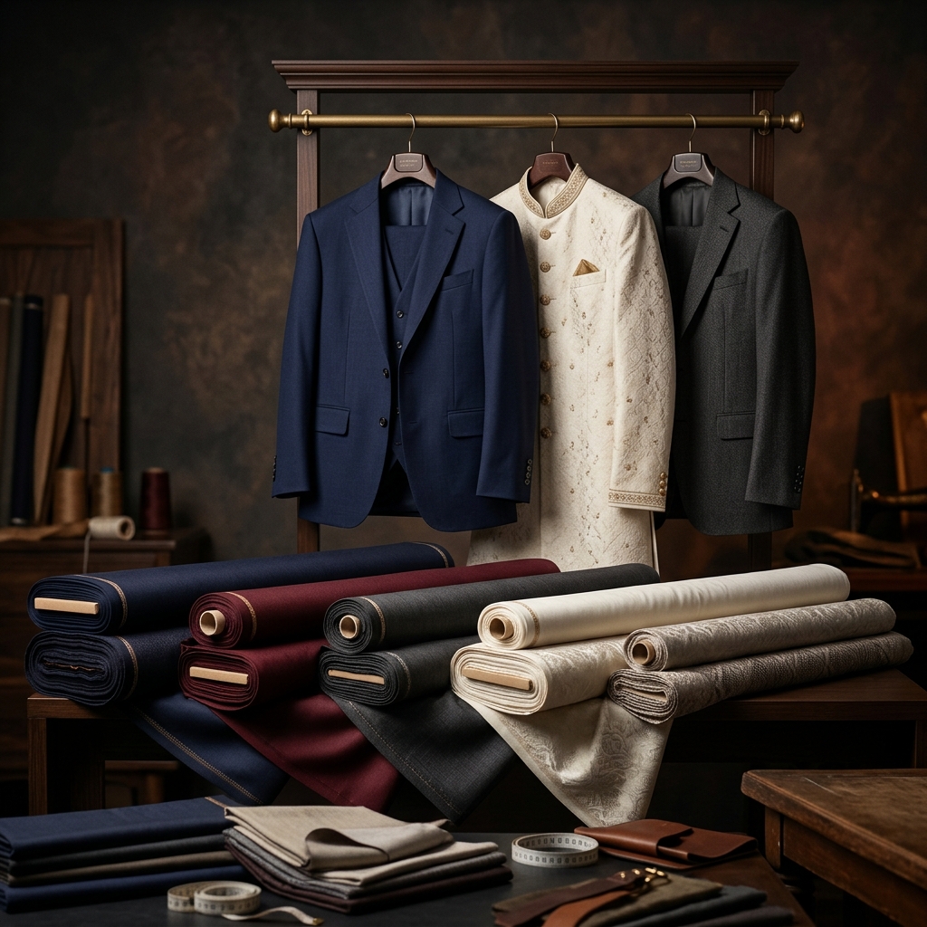 Premium fabrics and garments at Madhu Textorium